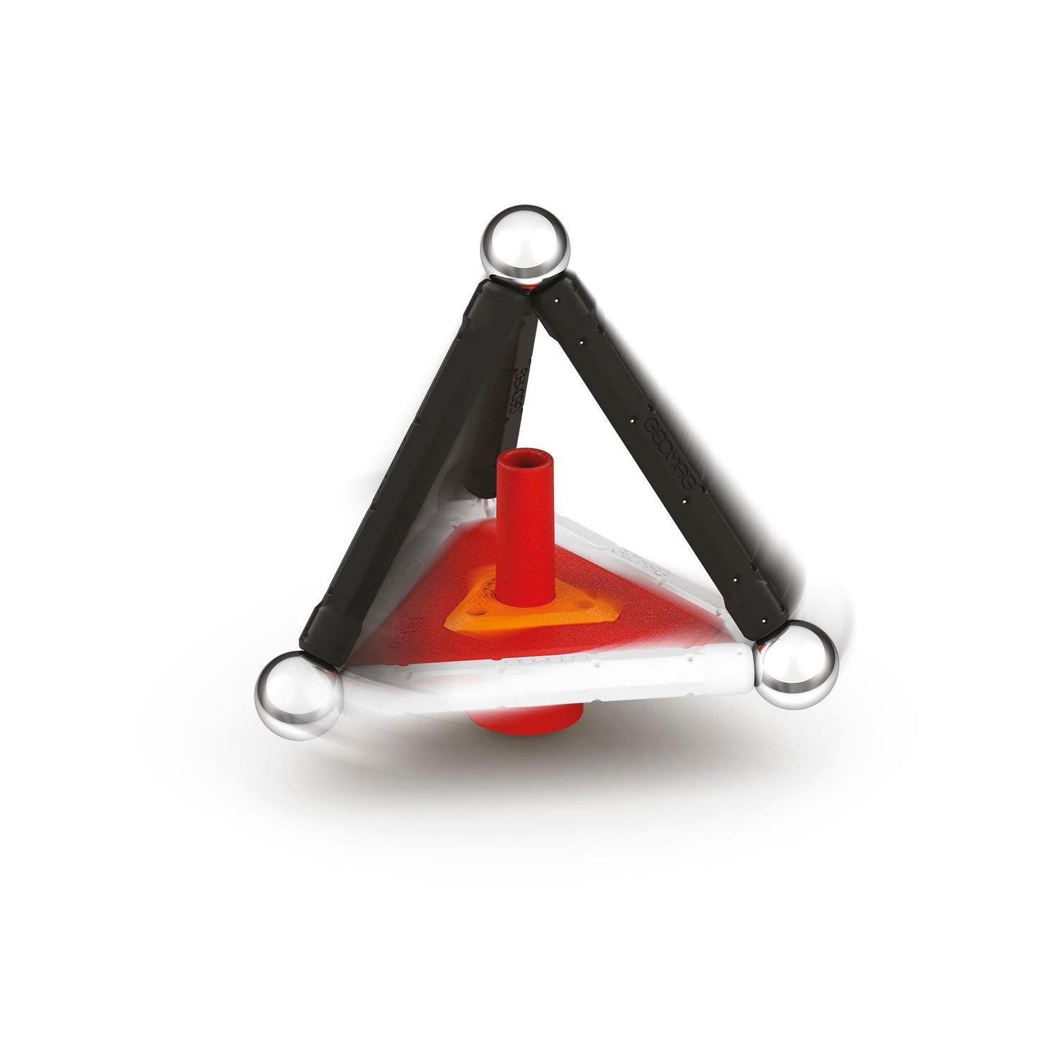 Magnetiskt byggset, återvunnen plast, 9 delar