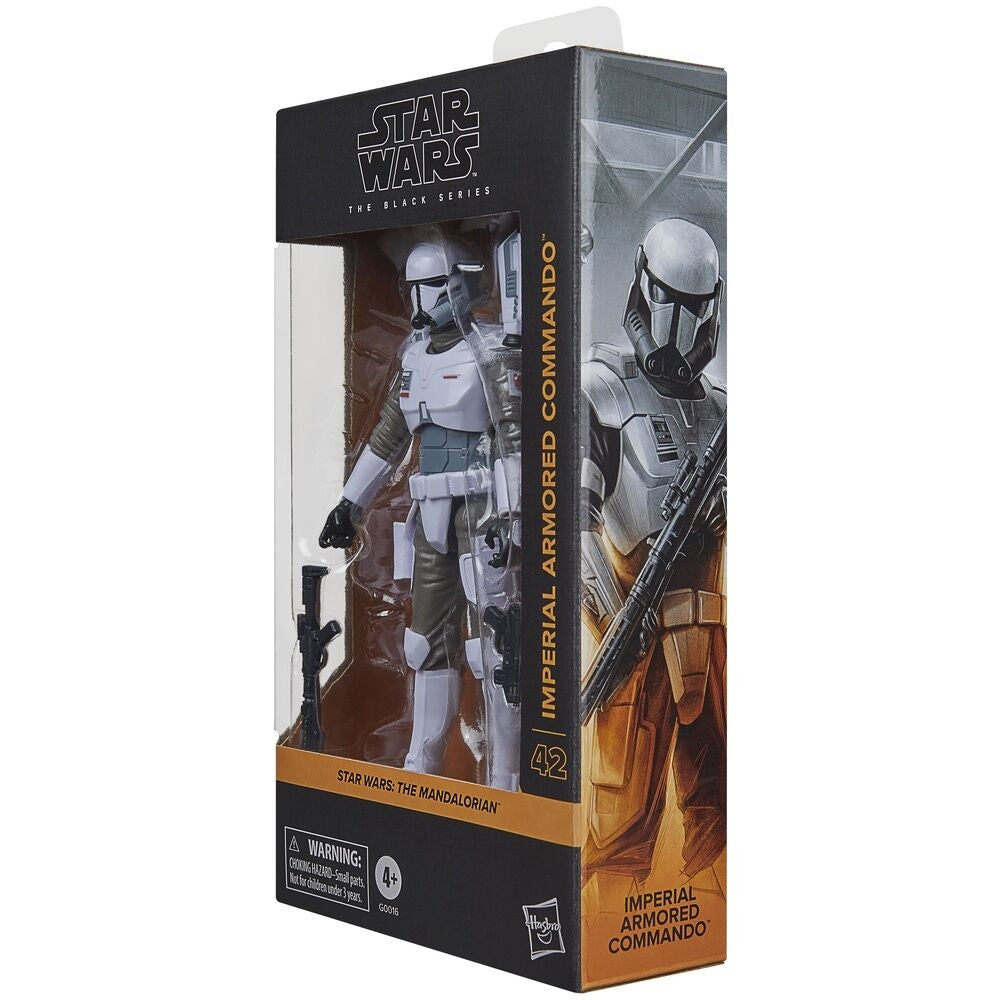 Mandalorian Imperial Armored Commando Figur, 15 cm lång