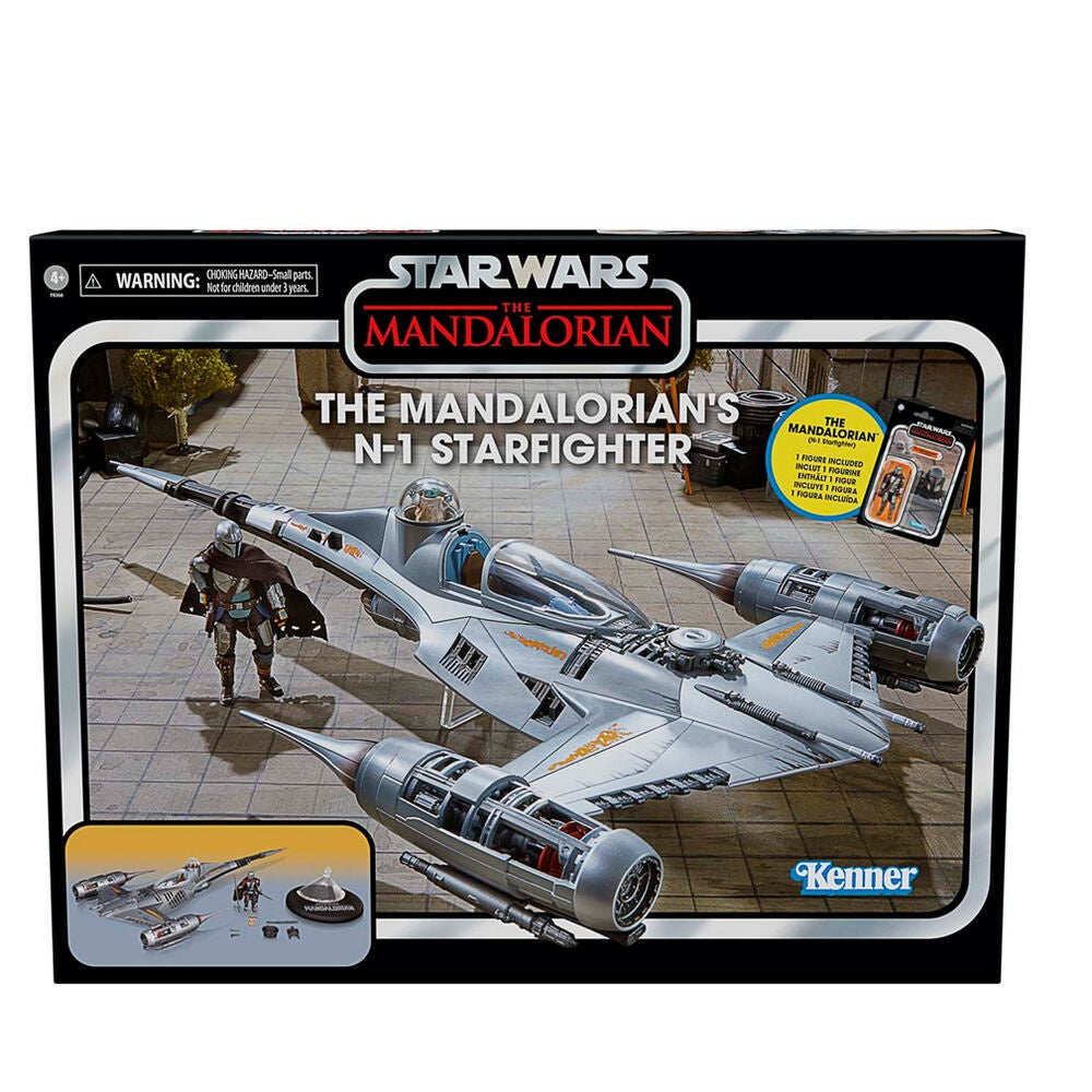 Mandalorian N-1 Starfighter actionfigur, samlarleksak