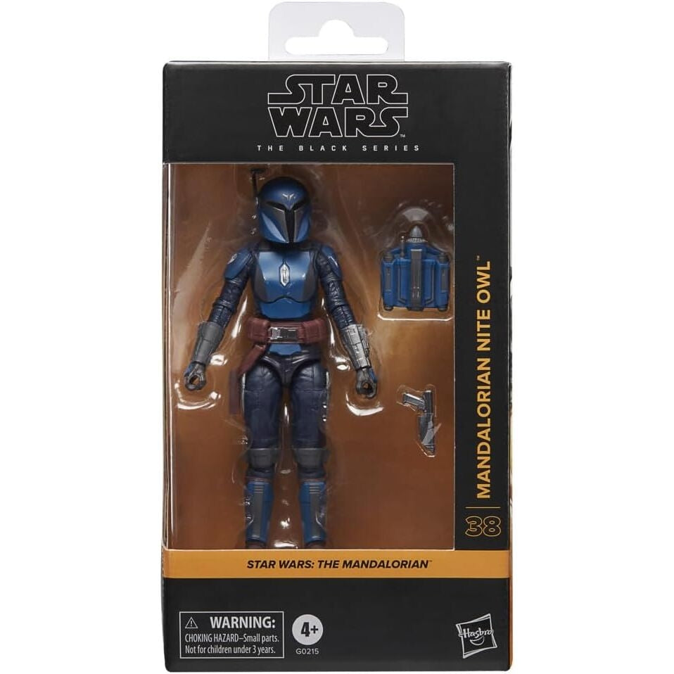 Mandalorian Nite Owl Figur, 15 cm samlarbar actionleksak