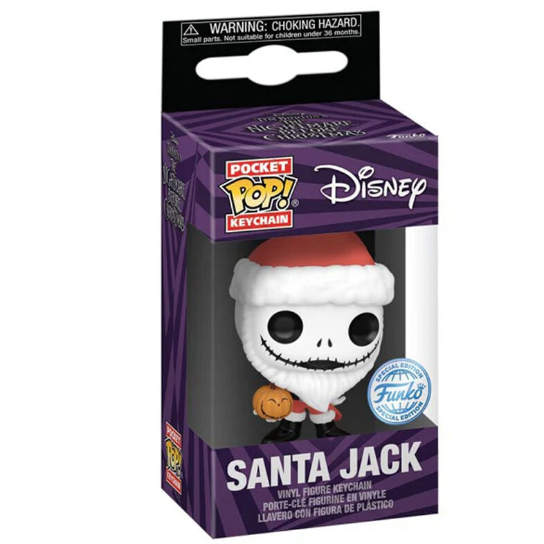 Mardröm före jul Santa Jack Pocket POP nyckelring