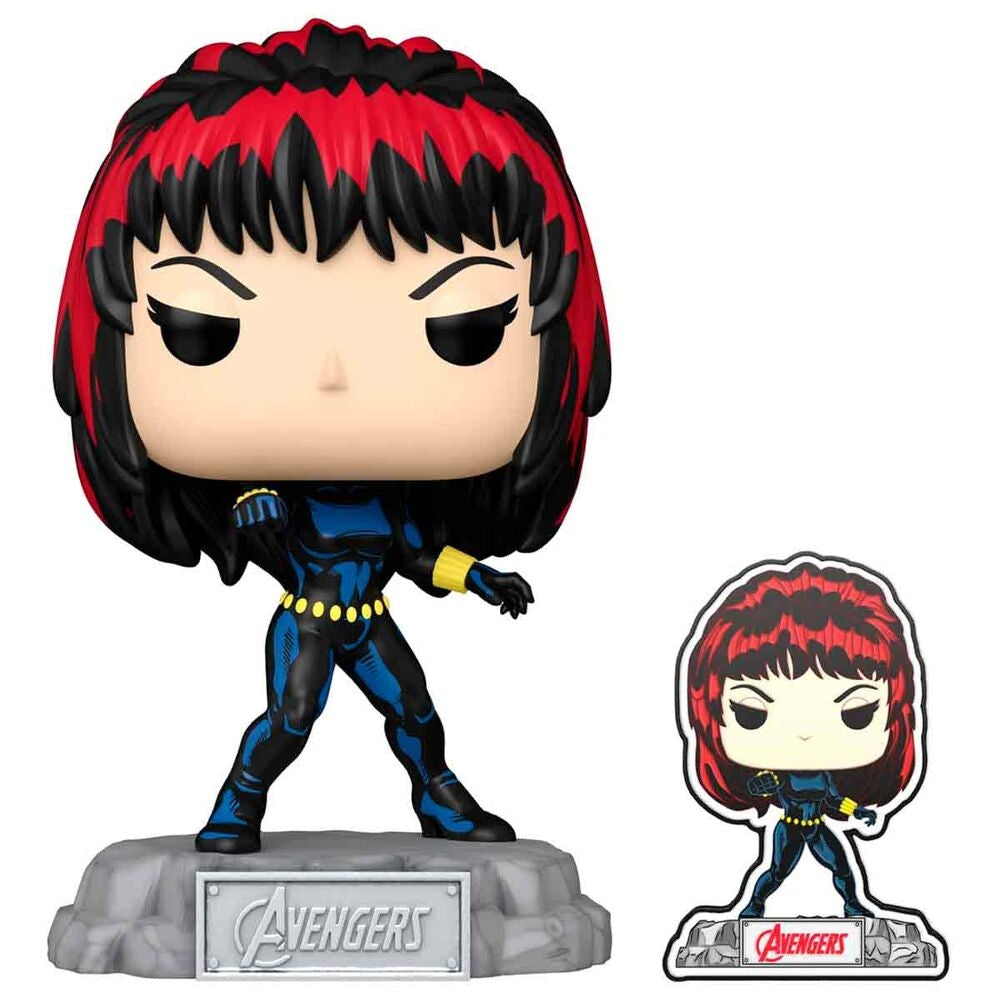 Marvel Avengers 60-årsjubileum Black Widow-figur med nål
