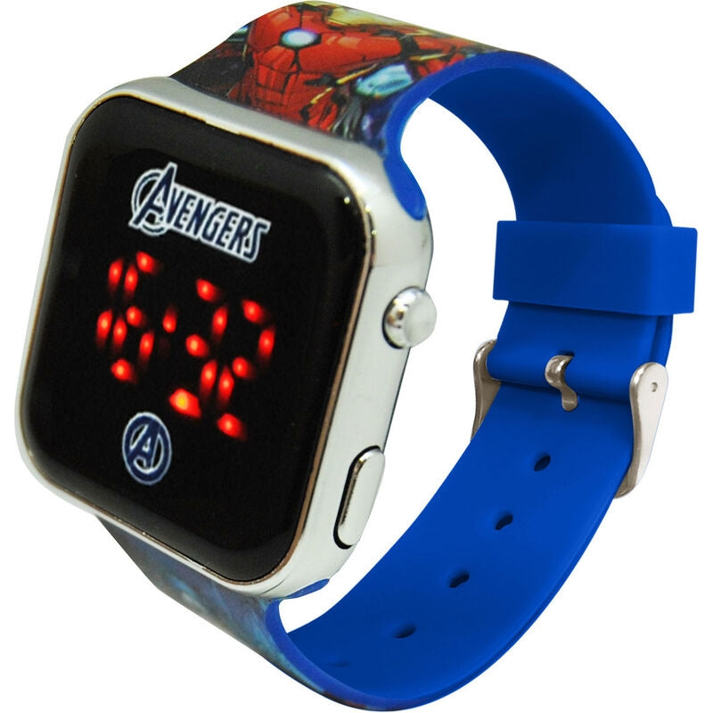 Marvel Avengers LED-klocka för barn, justerbar rem