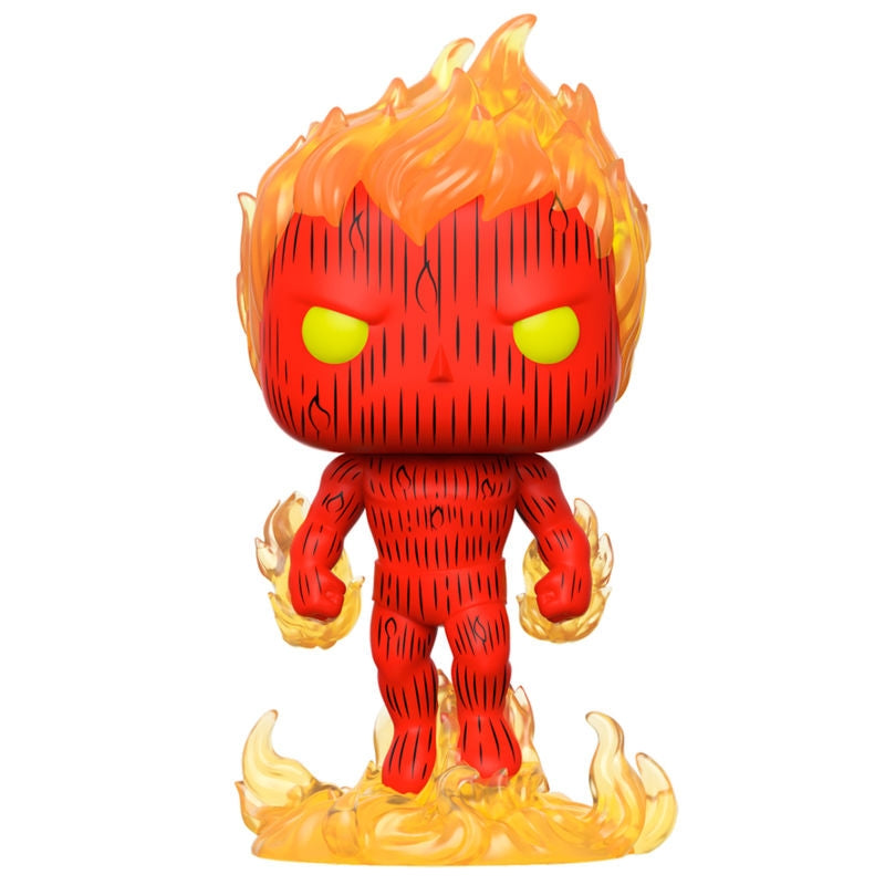 Marvel Fantastic Four Human Torch Action Figur, 6-tums