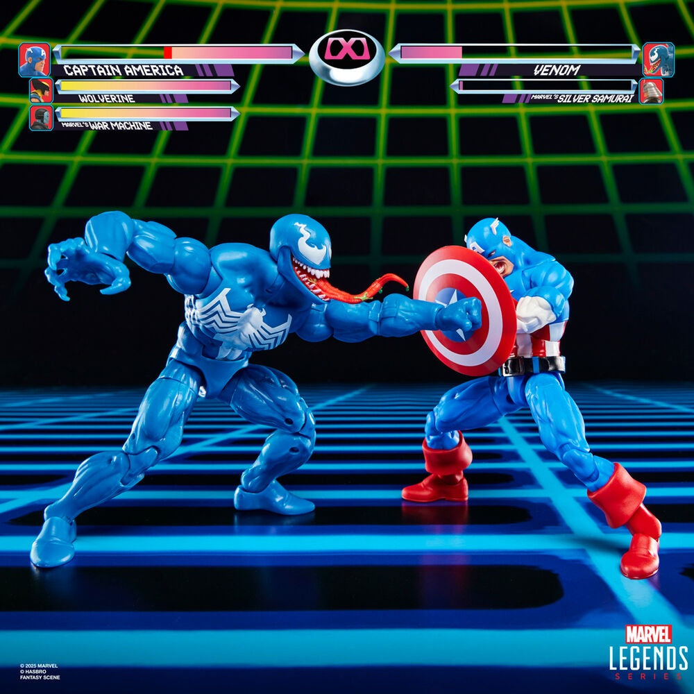 Marvel Legends Gameverse Captain America & Venom 15 cm figurpaket