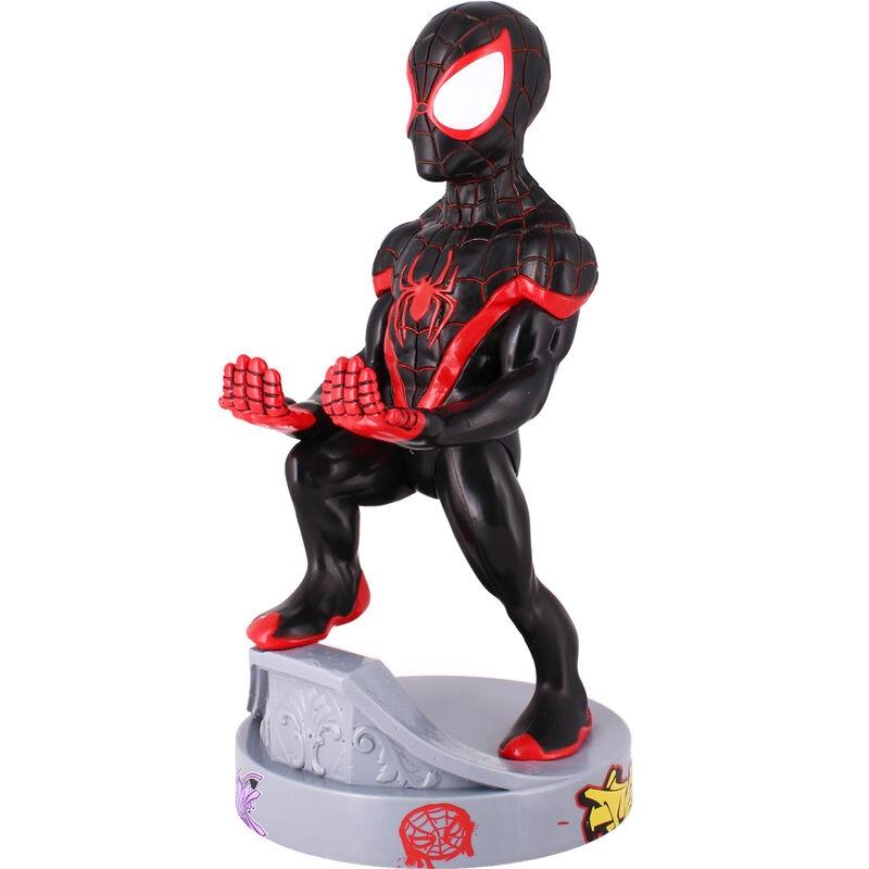 Marvel Spiderman Miles Morales figur klämfäste Cable guy 21cm