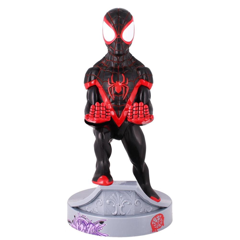 Marvel Spiderman Miles Morales figur klämfäste Cable guy 21cm