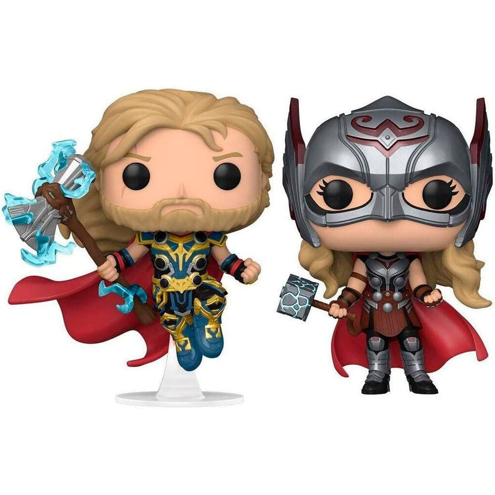 Marvel Thor Love and Thunder POP Pack: Thor & Mighty Thor Figures