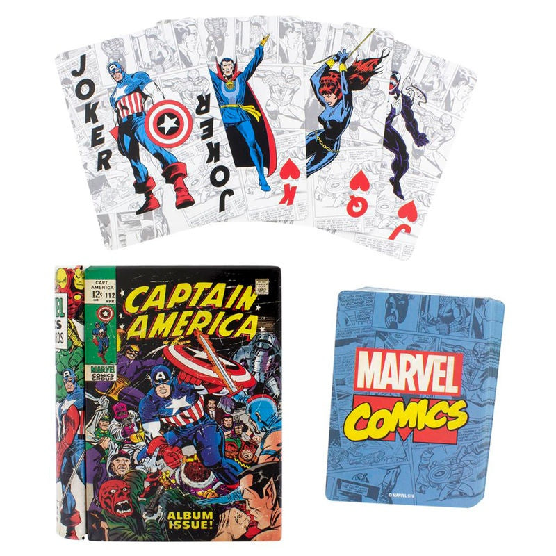 Marvel Trading Cards Deck - Samlaruppsättning för fans och spelare