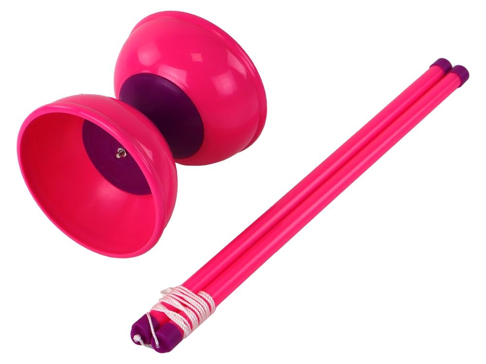 Master sjonglering med Pink Diabolo Arcade Game - 13,5x11,5 cm