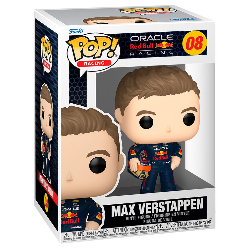 Max Verstappen POP-figur - Samlarleksak, 4 tum