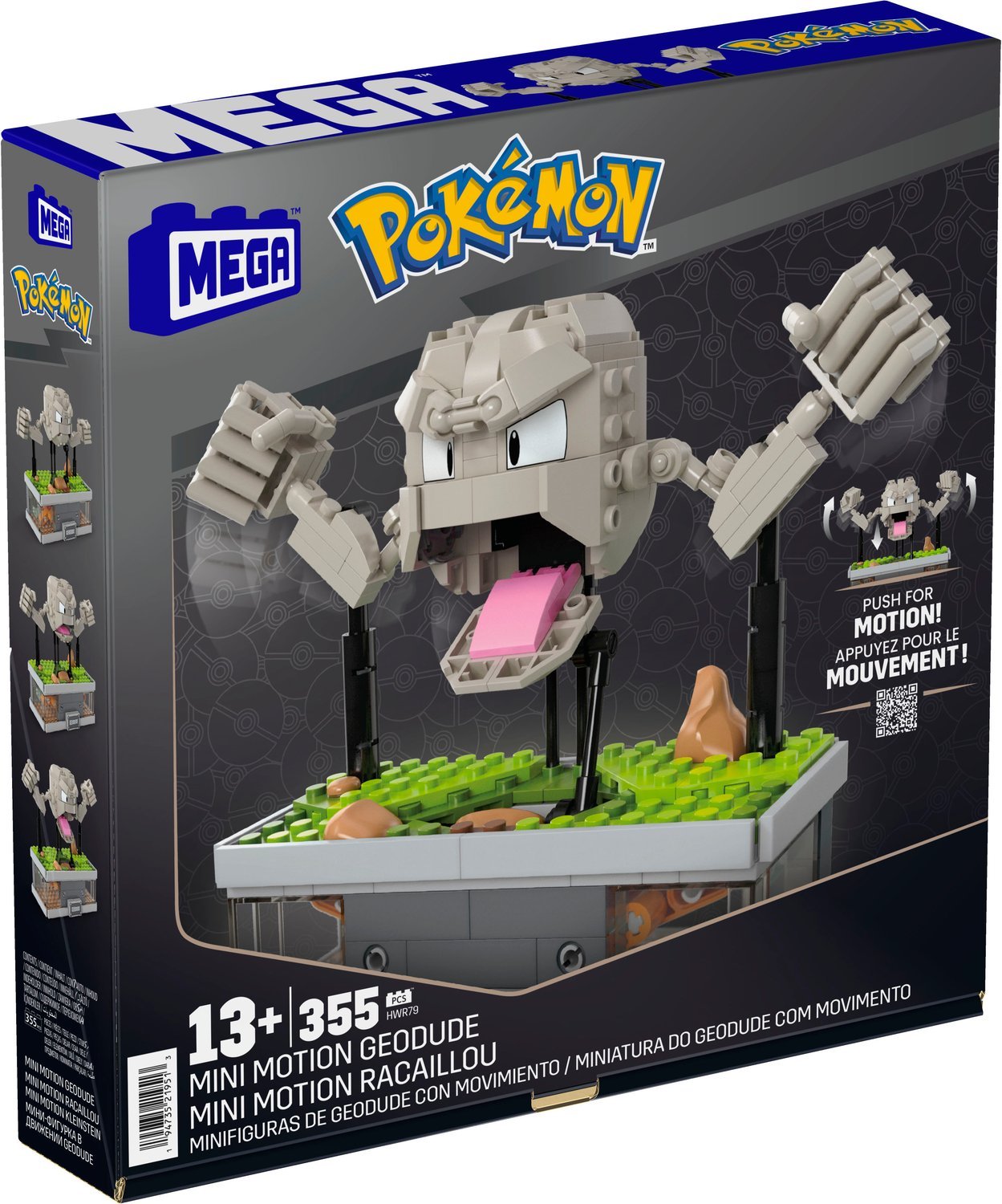 Mega Pokémon Mini Motion Geodude