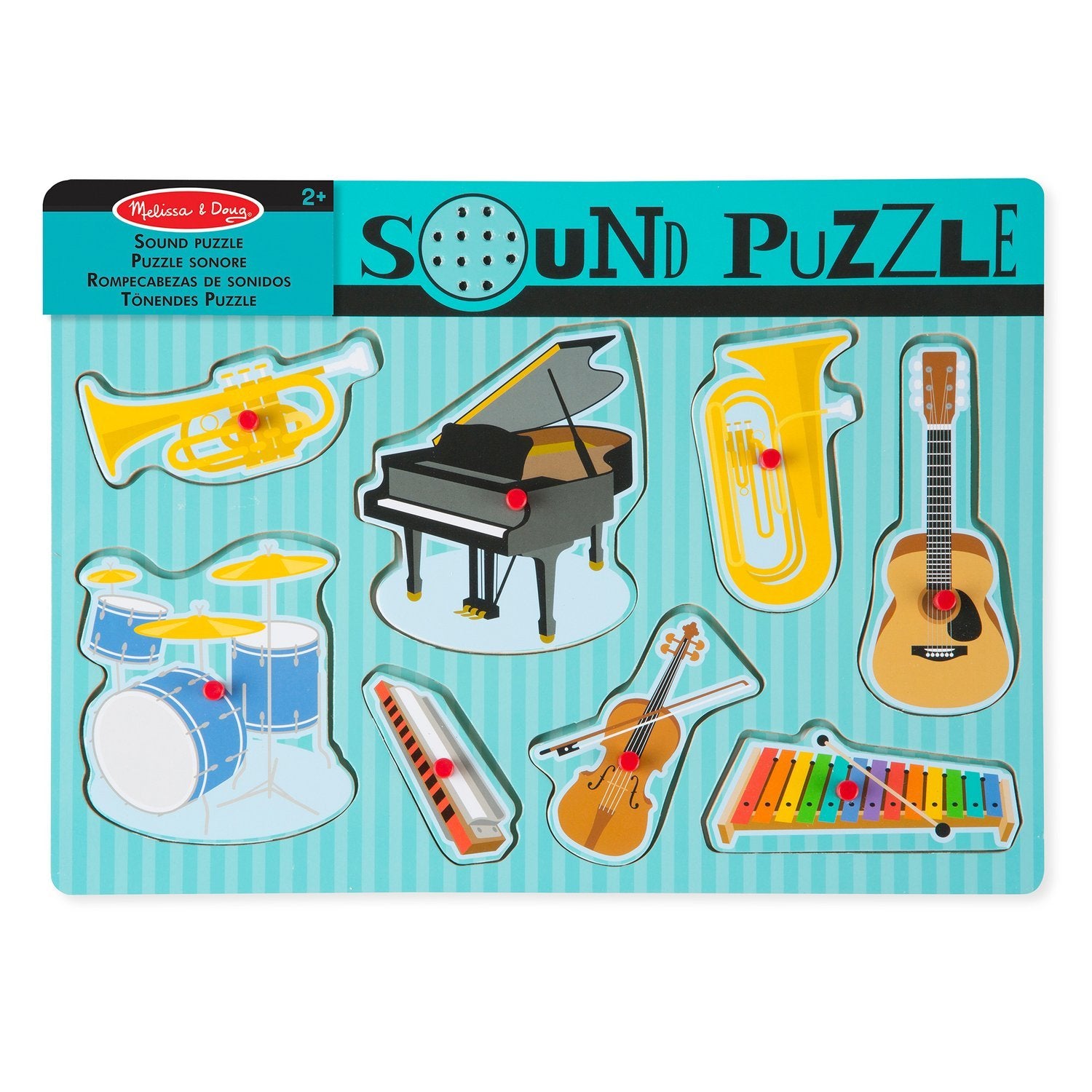 Melissa &amp; Doug Musikinstrumenter Lydpuslespil