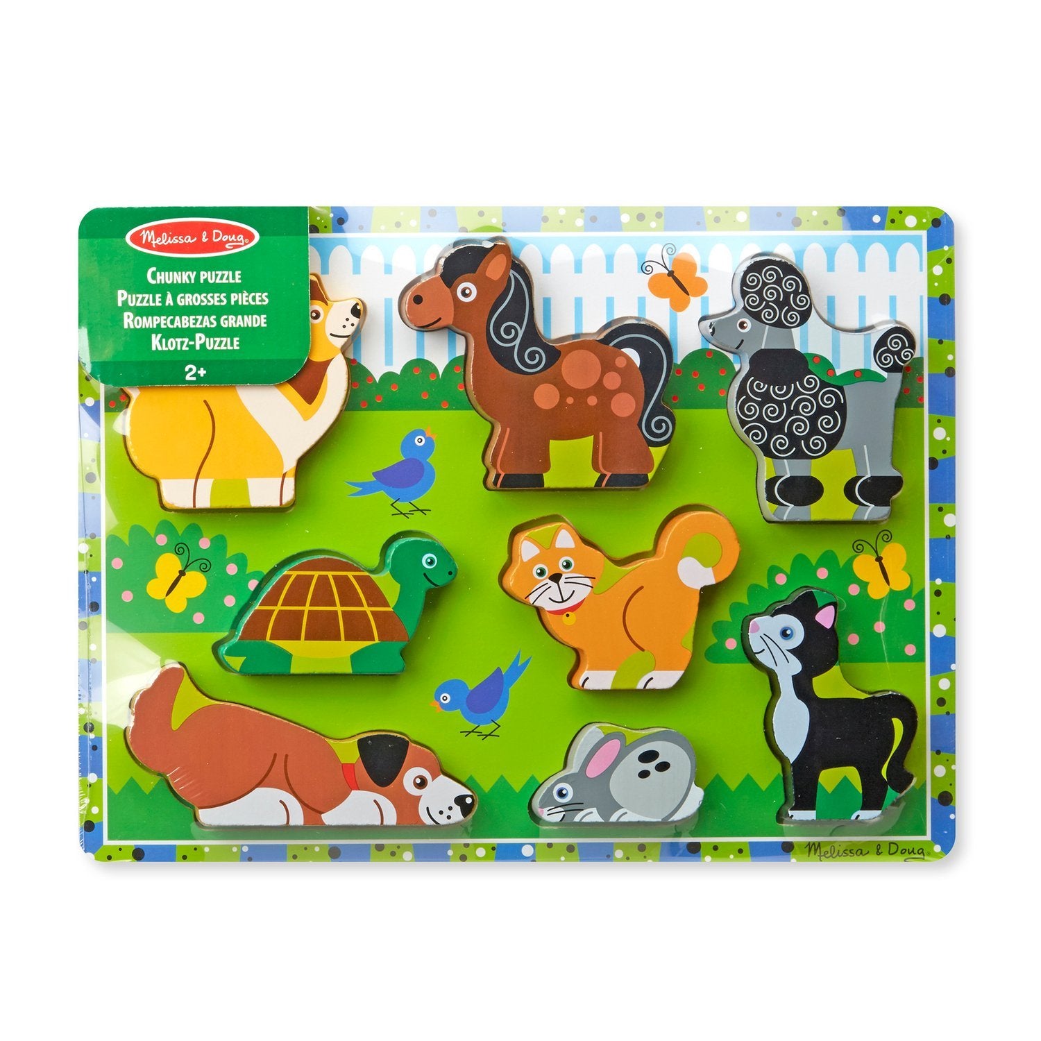 Melissa &amp; Doug Pets Chunky puslespill