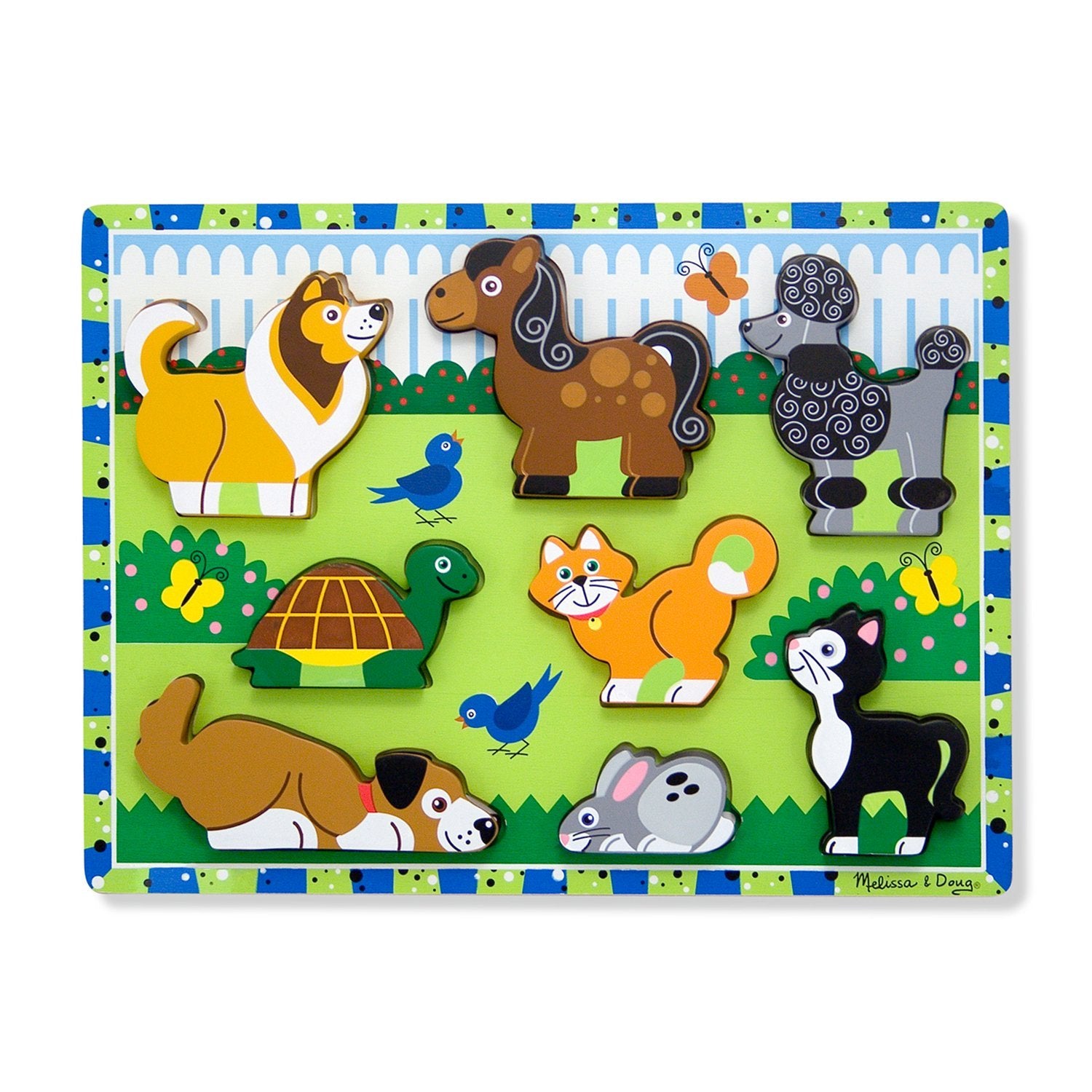 Melissa & Doug Pets Chunky pussel