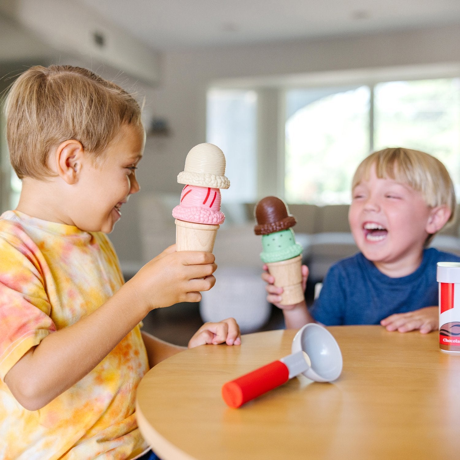 Melissa &amp; Doug Scoop &amp; Stack Ice Cream Legesæt