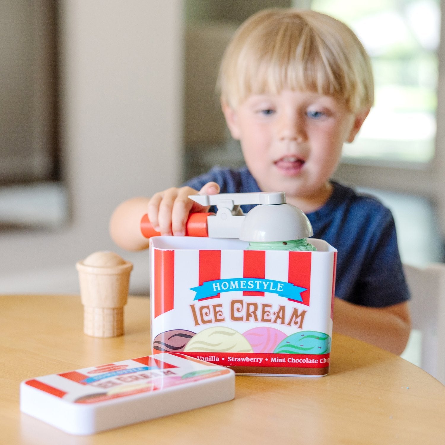 Melissa &amp; Doug Scoop &amp; Stack Ice Cream Legesæt