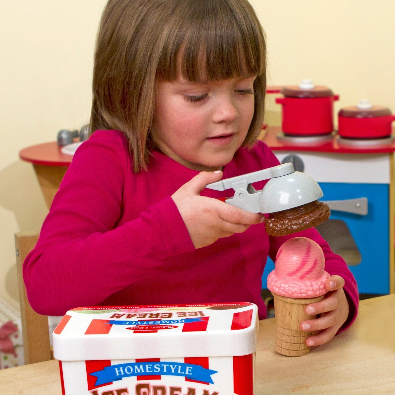 Melissa &amp; Doug Scoop &amp; Stack Ice Cream Legesæt