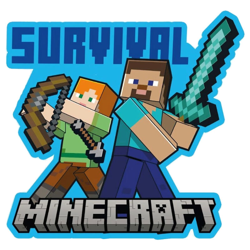Minecraft 3D-kudde, mjuk plyschkudde för speldekor