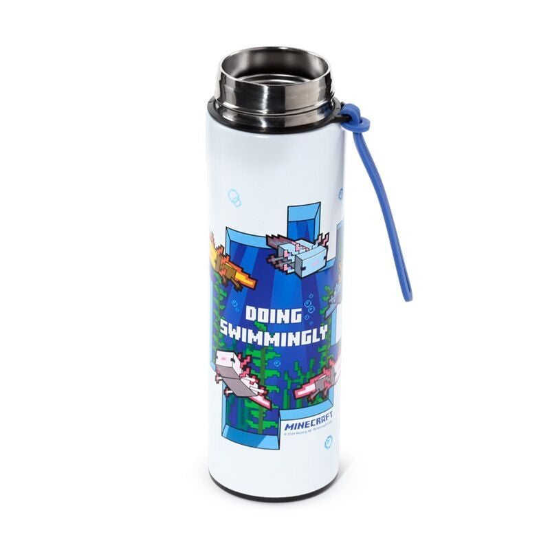 Minecraft Axolotl termosflaska, rostfritt stål, 450 ml