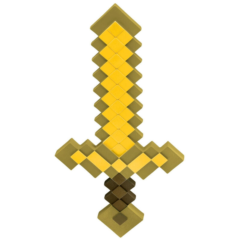 Minecraft Gold Sword, hållbar design, perfekt för strid