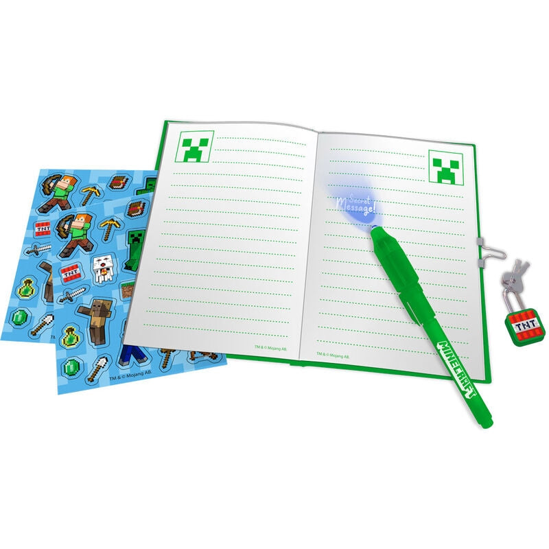 Minecraft Magic Pen Notebook med tomma sidor för ritning