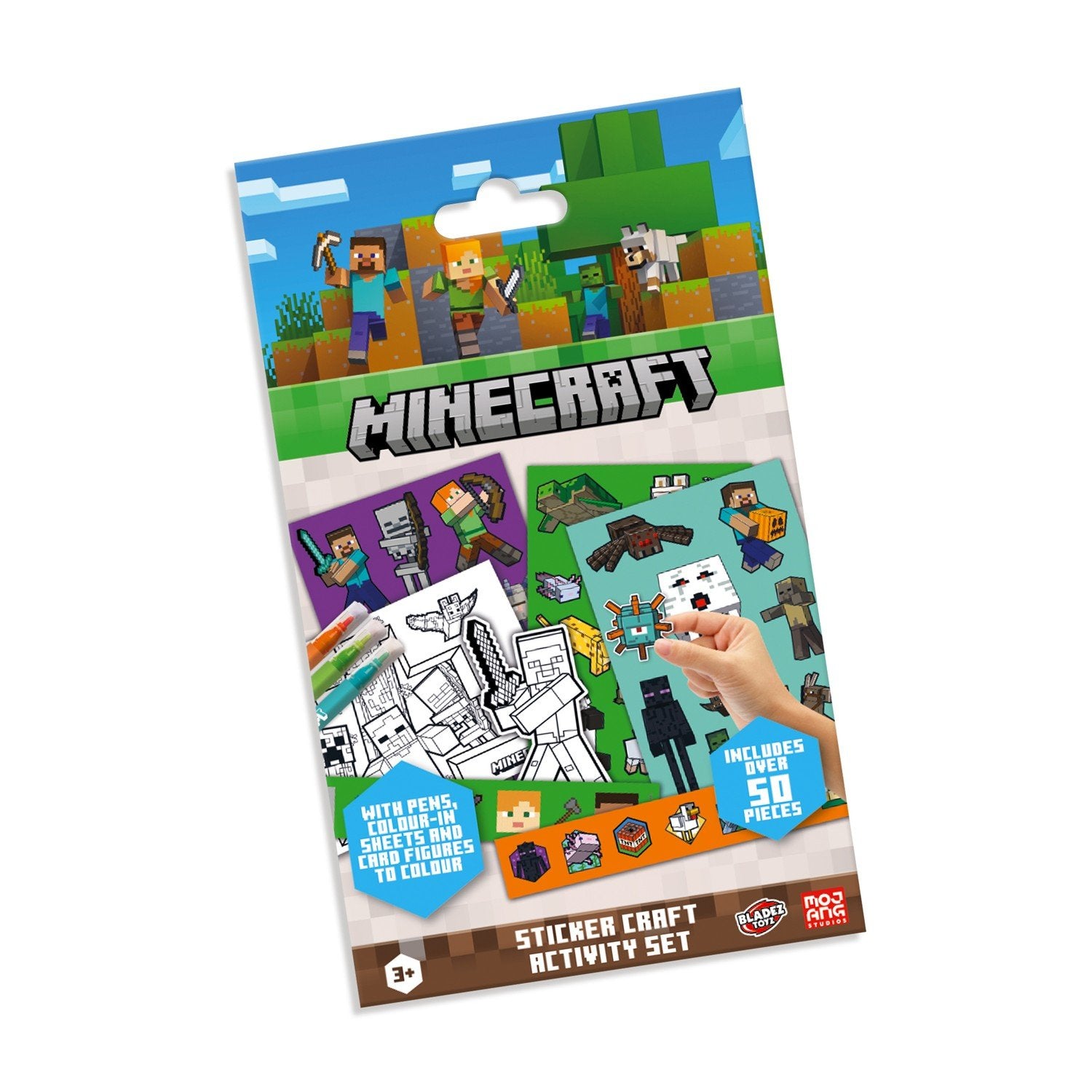 Minecraft klistermärke aktivitetsuppsättning