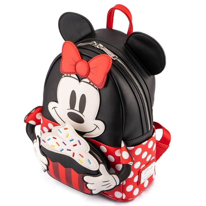 Minnie Mouse Cupcake Ryggsäck, 26 cm Storlek, Disney Design