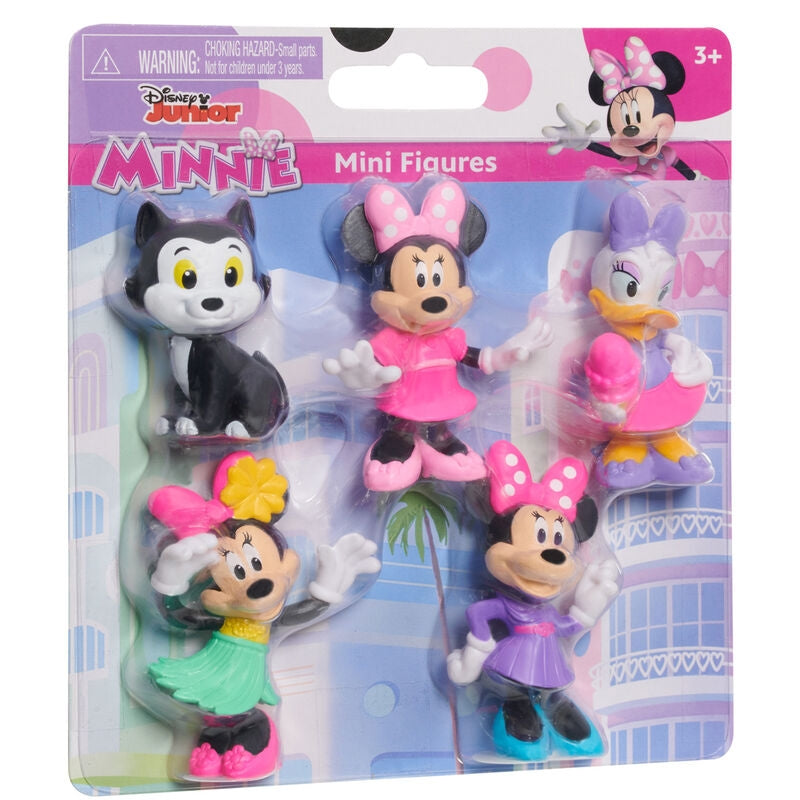 Minnie Mouse figuruppsättning med 3 samlartecken