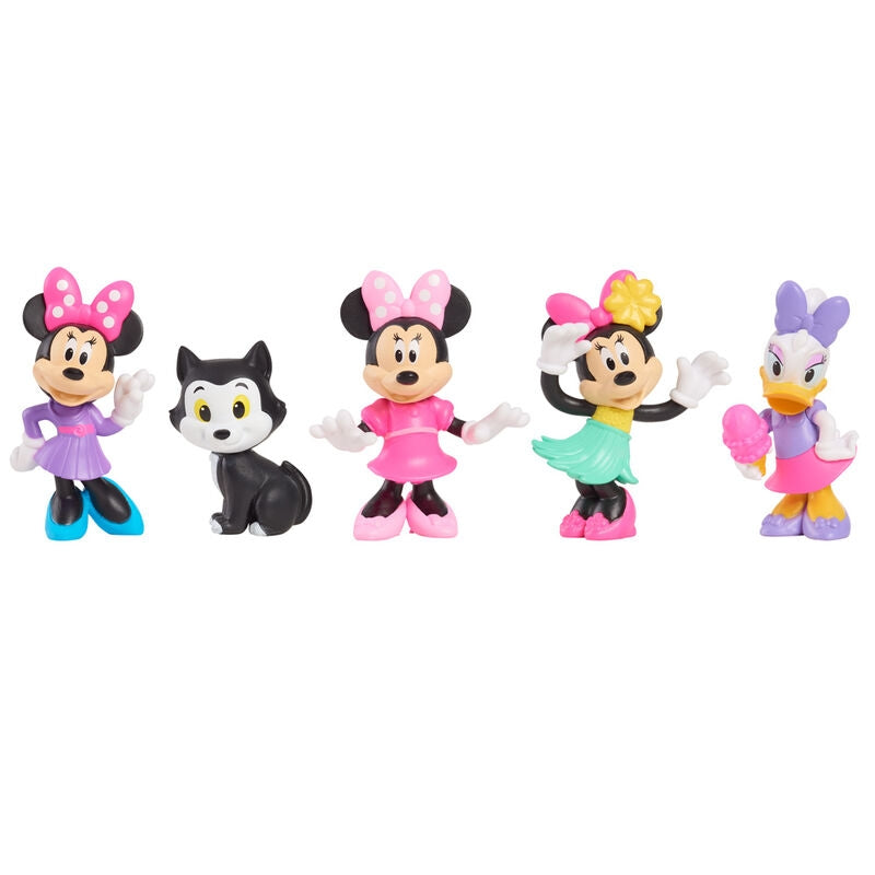 Minnie Mouse figuruppsättning med 3 samlartecken