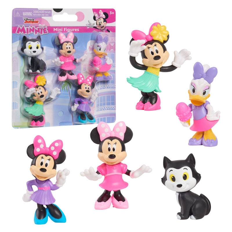 Minnie Mouse figuruppsättning med 3 samlartecken