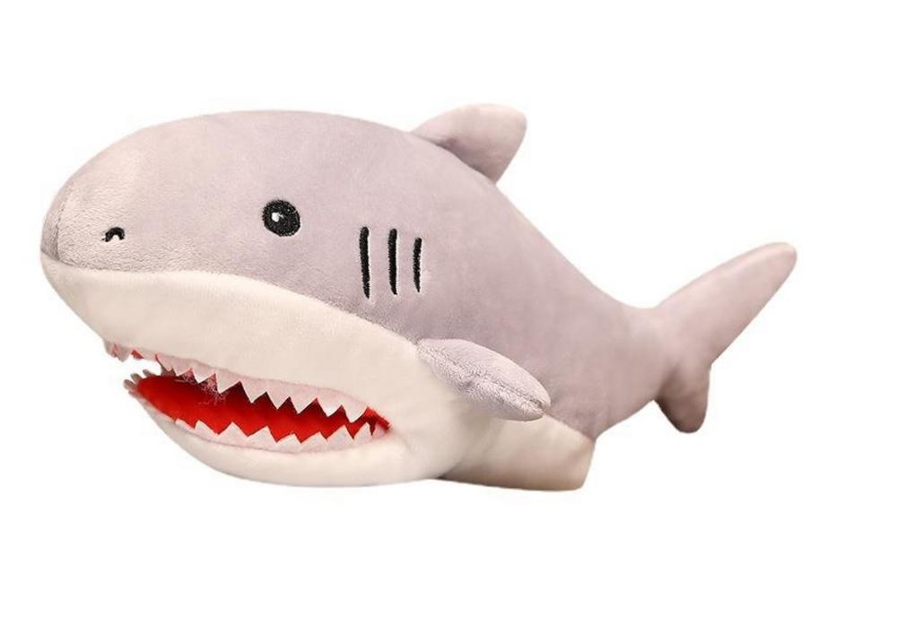 Myk 30 cm Shark Puppet: Fantasifull lek og komfort