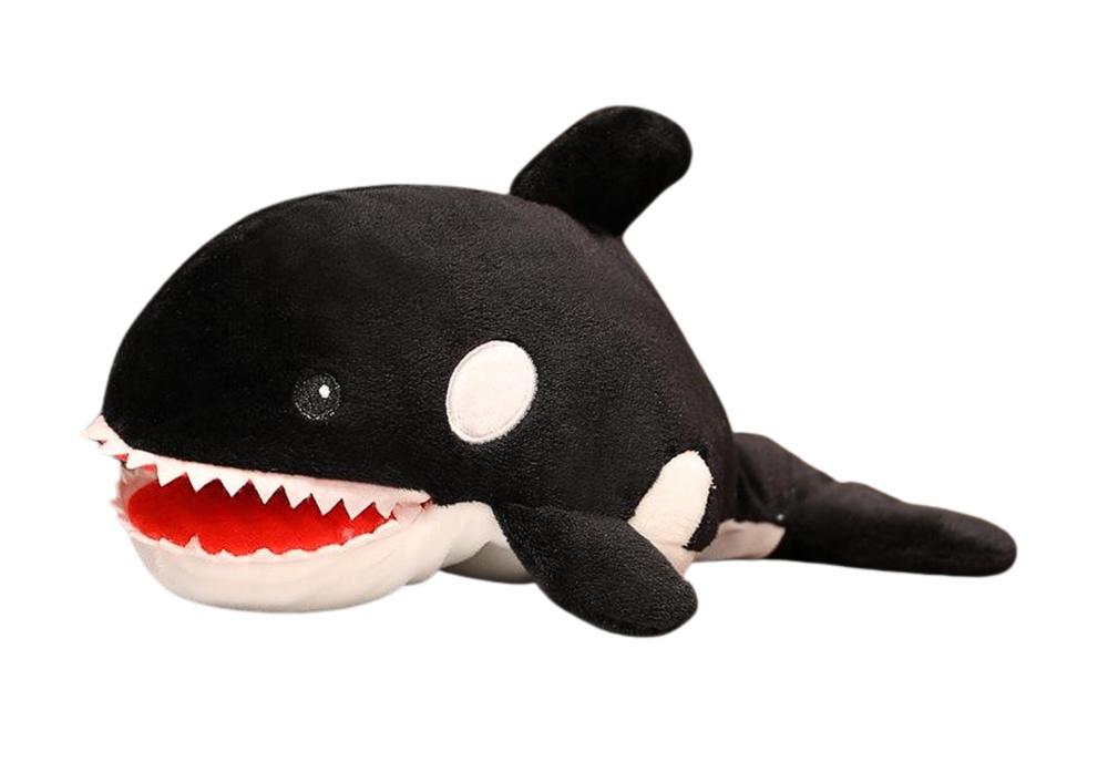 Mjuk plysch Orca Puppet - 30cm Interactive Ocean Friend