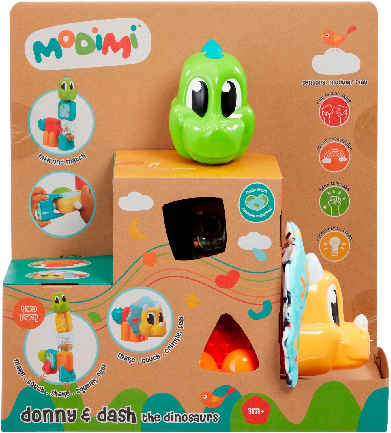 Modimi Sensory Block Dinosaur