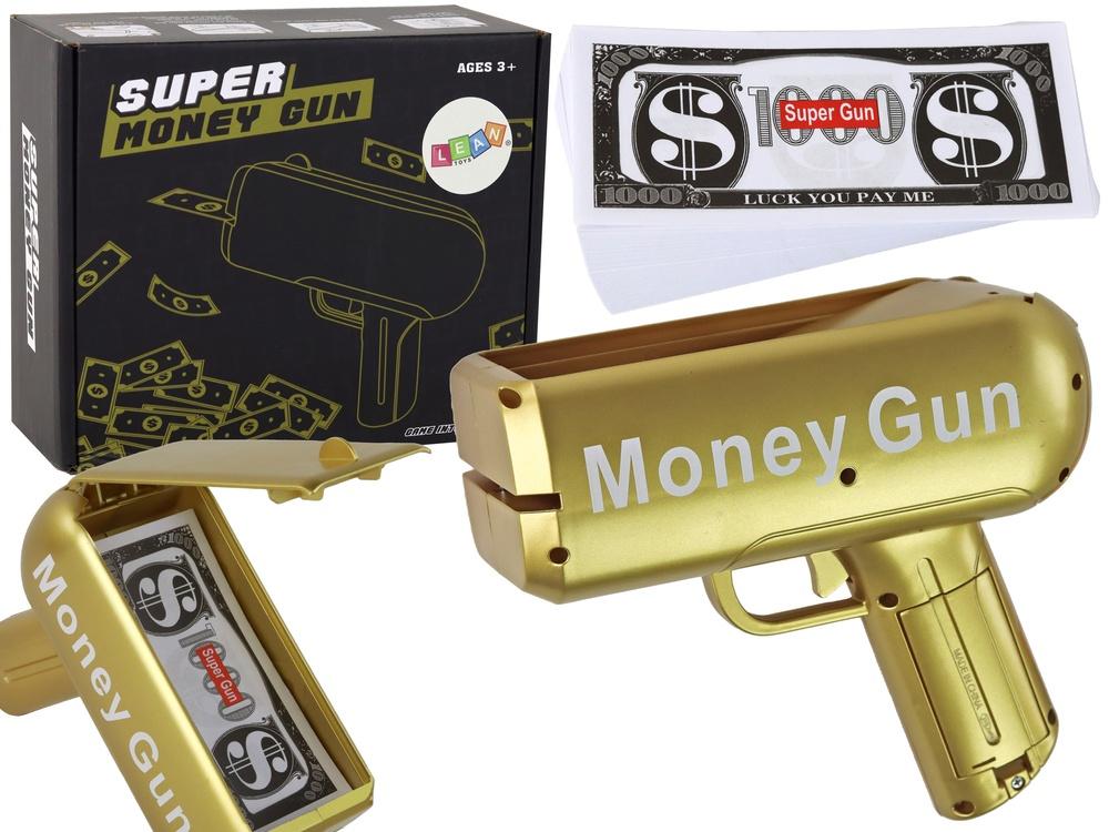 Money Gun: Fun Gold Bill Shooter for fester og arrangementer