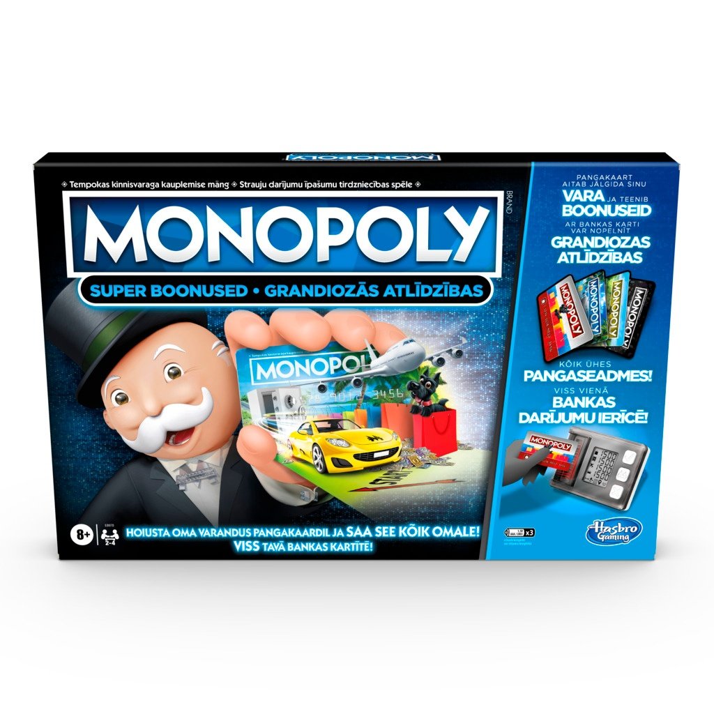 Monopol Board Game Super Electronic Banking (på estiske og latviske språk.)