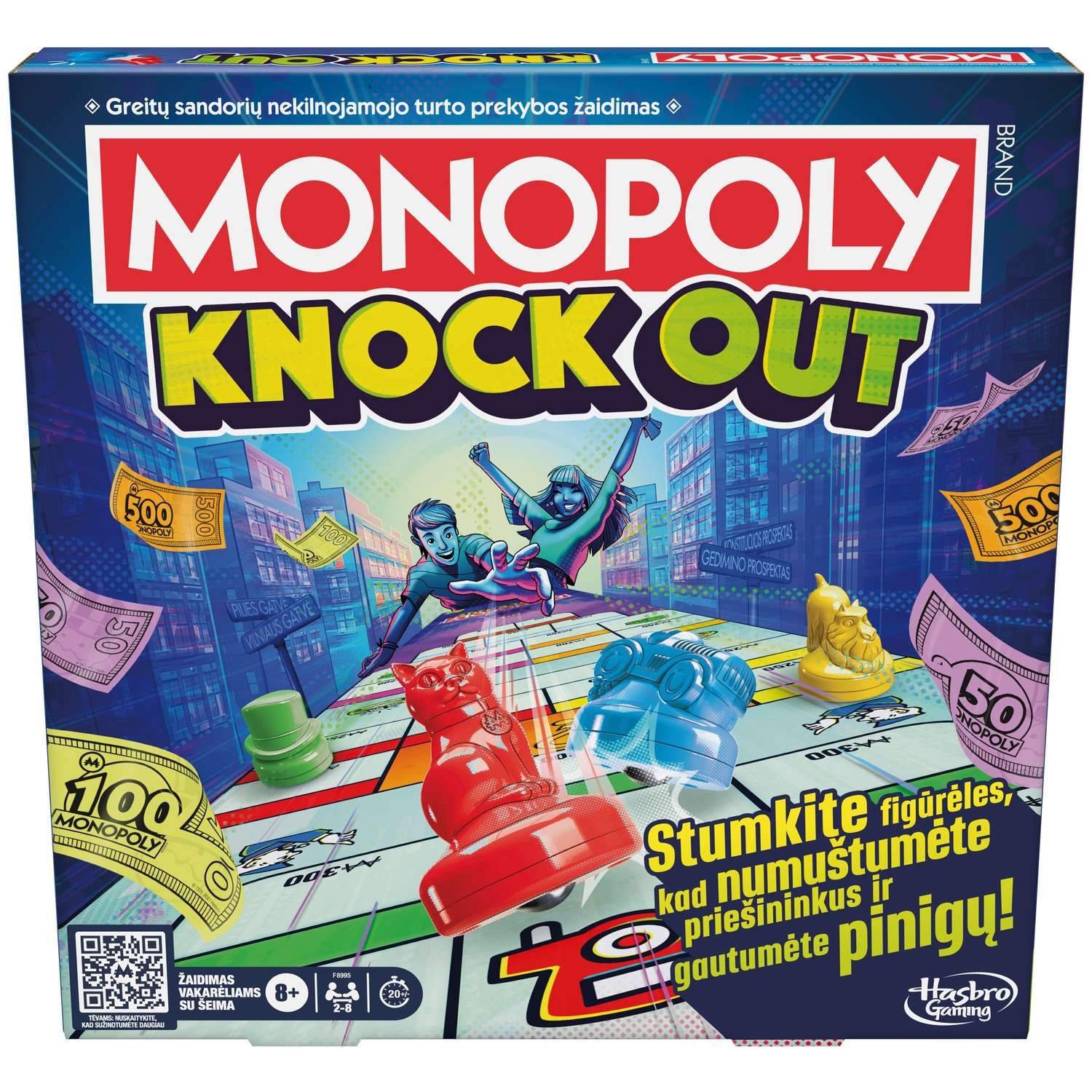 Monopol Boardgame Knockout (på litauiska språk.)