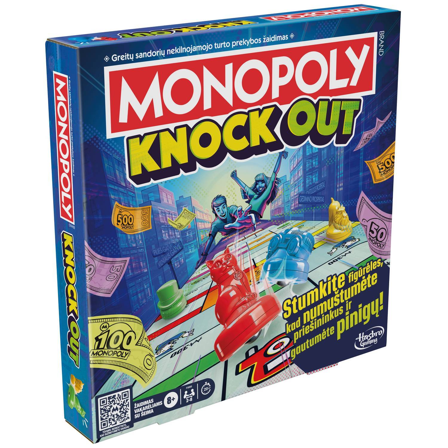 Monopol Boardgame Knockout (på litauisk.)