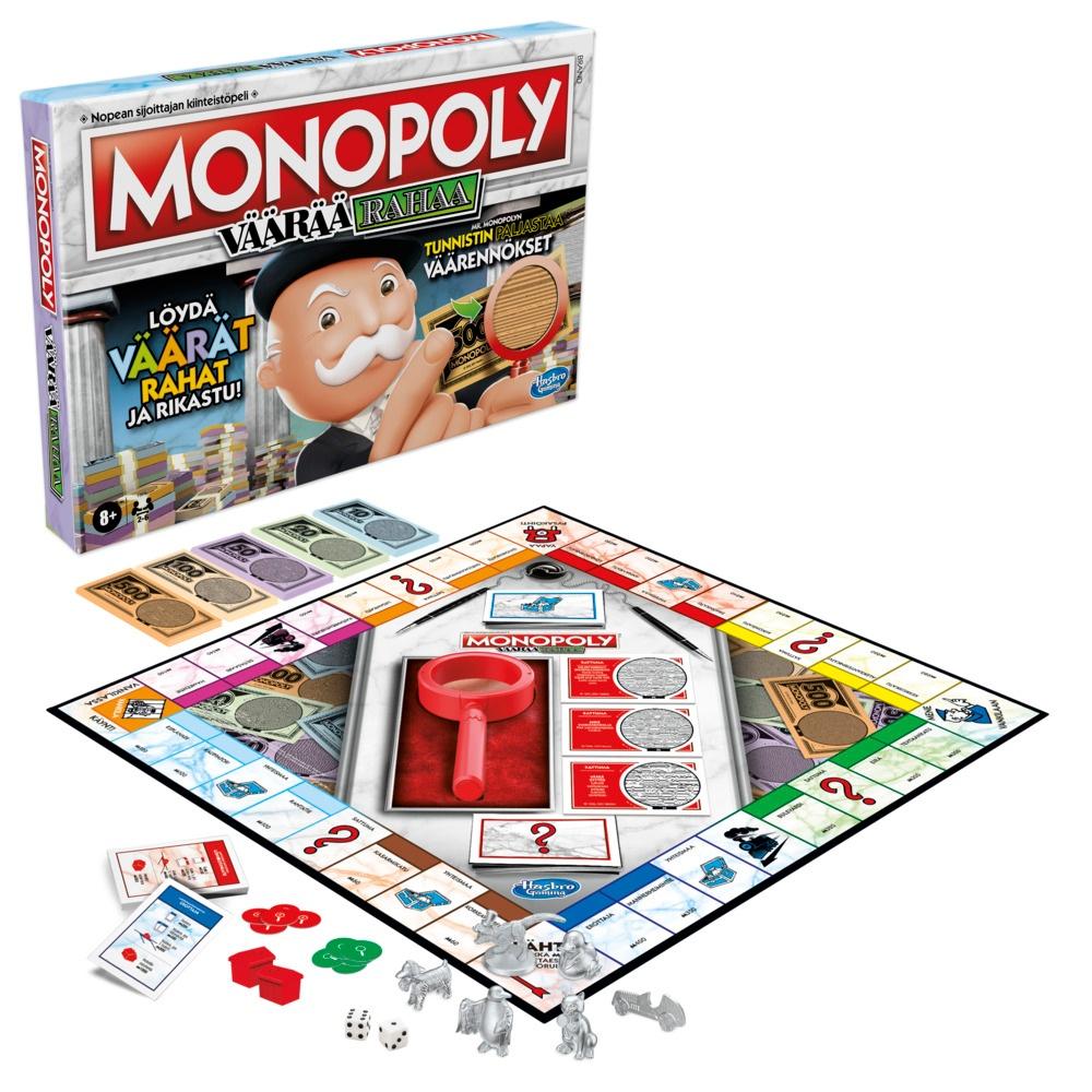 Monopol Board Game Crooked Cash (på finsk)