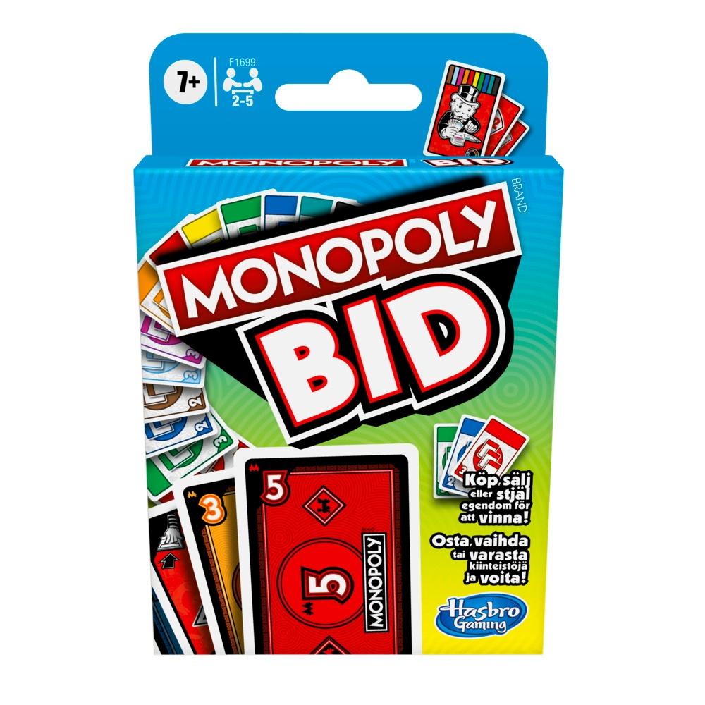 Monopolkortspillbud (på finsk og svensk)