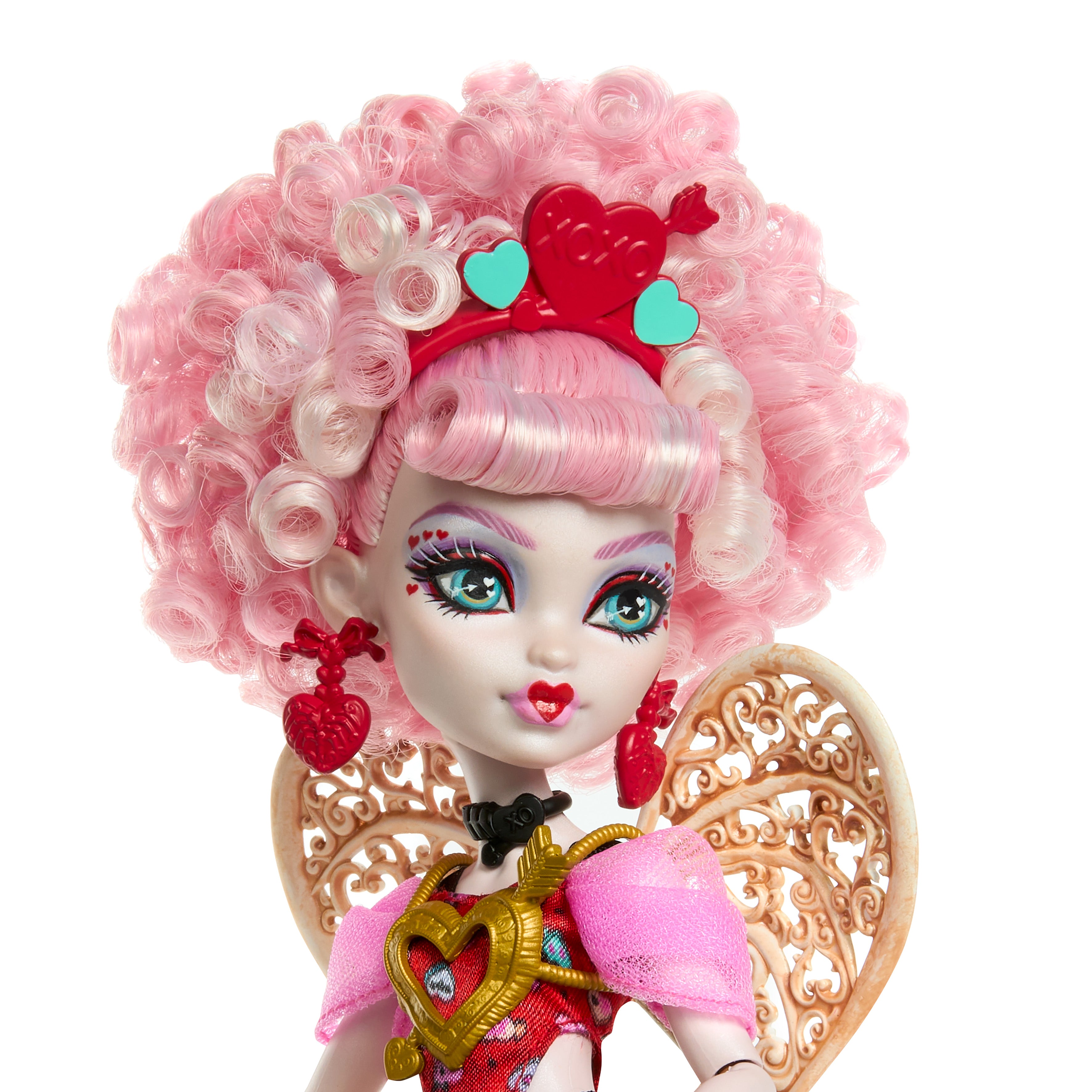 Monster High Cupido-docka med festkläder och accessoarer