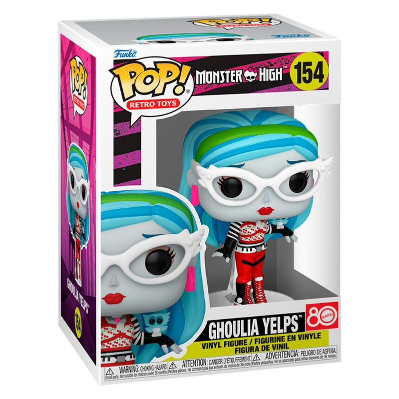 Monster High Ghoulia Yelps docka med tillbehör och detaljer
