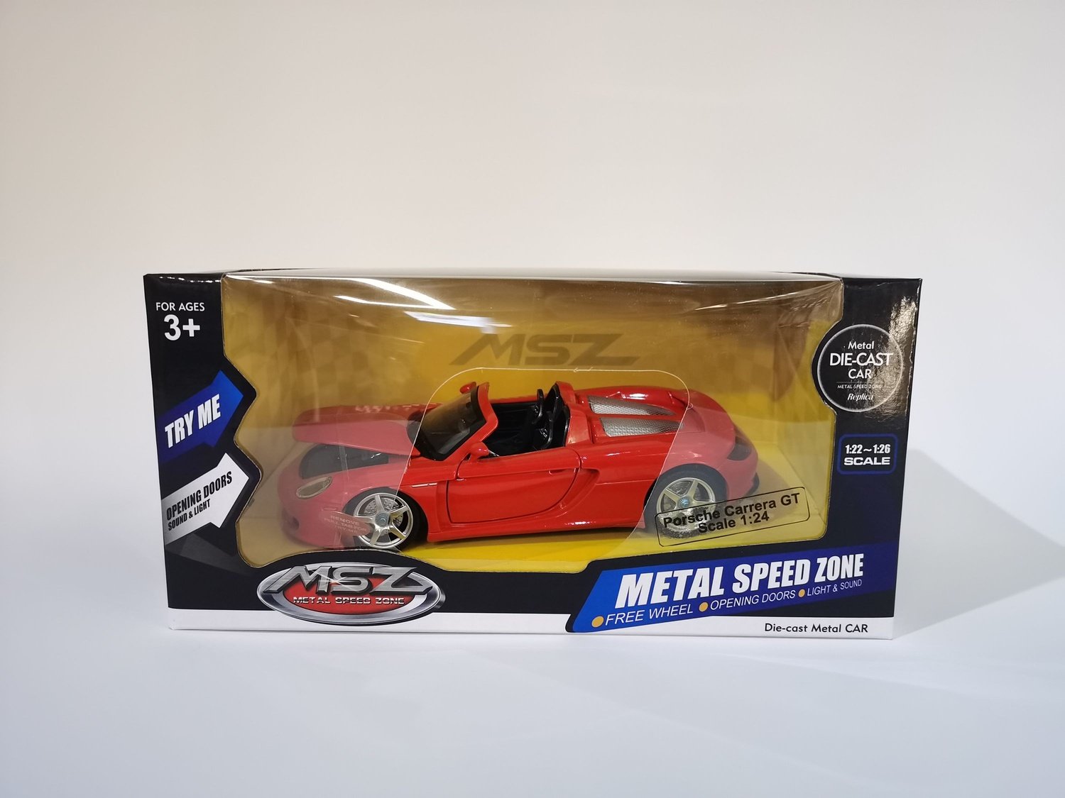 Msz Die-Cast modell Porsche Carrera Gt, målestokk 1:24