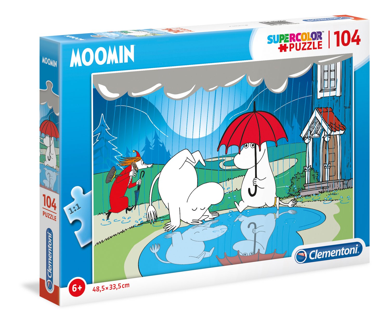 Muminpussel med 104 bitar för barn från 6 år