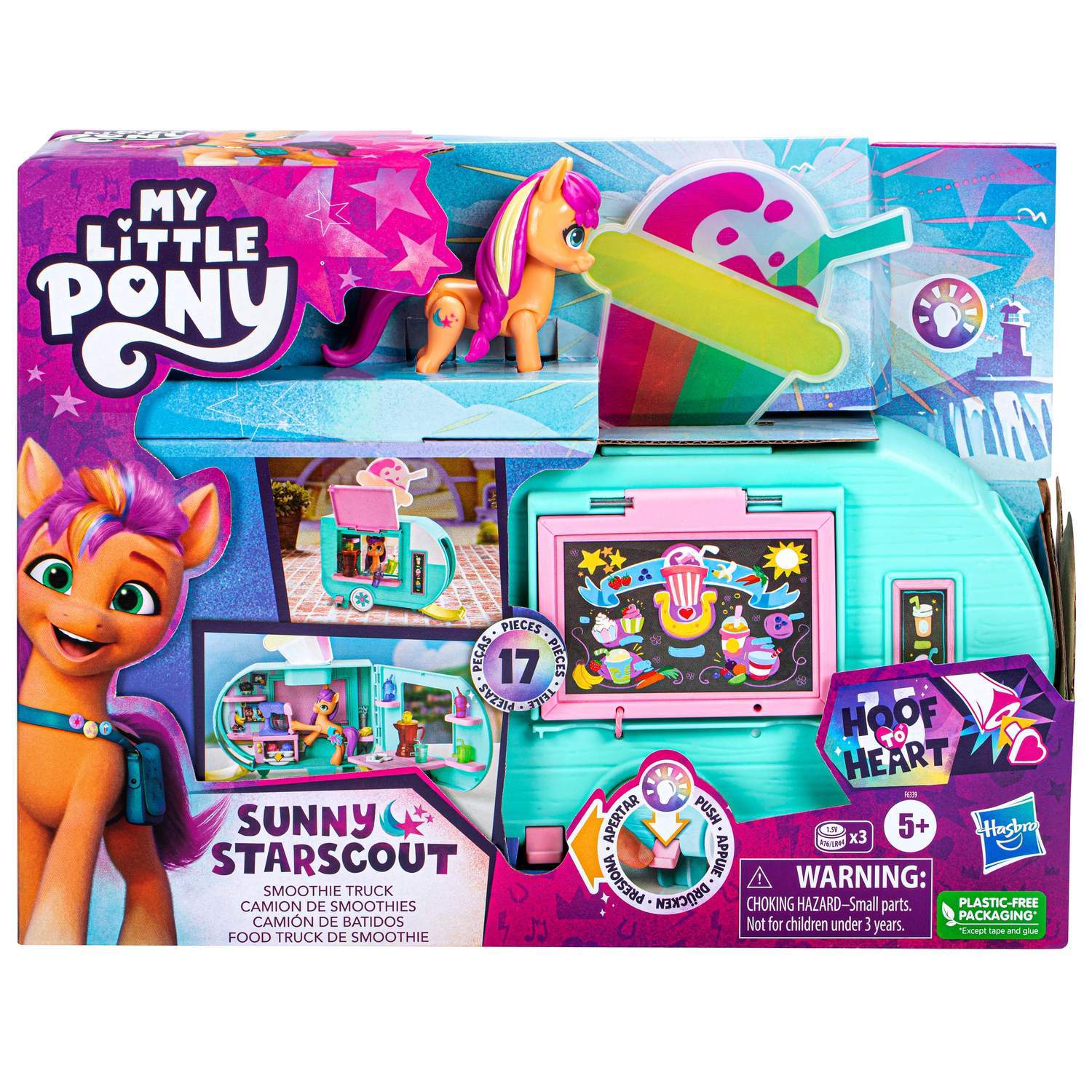 My Little Pony lekesett Sunny Starscout Smoothie Truck