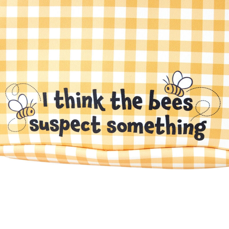 Nalle Puh Gingham-ryggsäck, 25 cm storlek, hållbar design