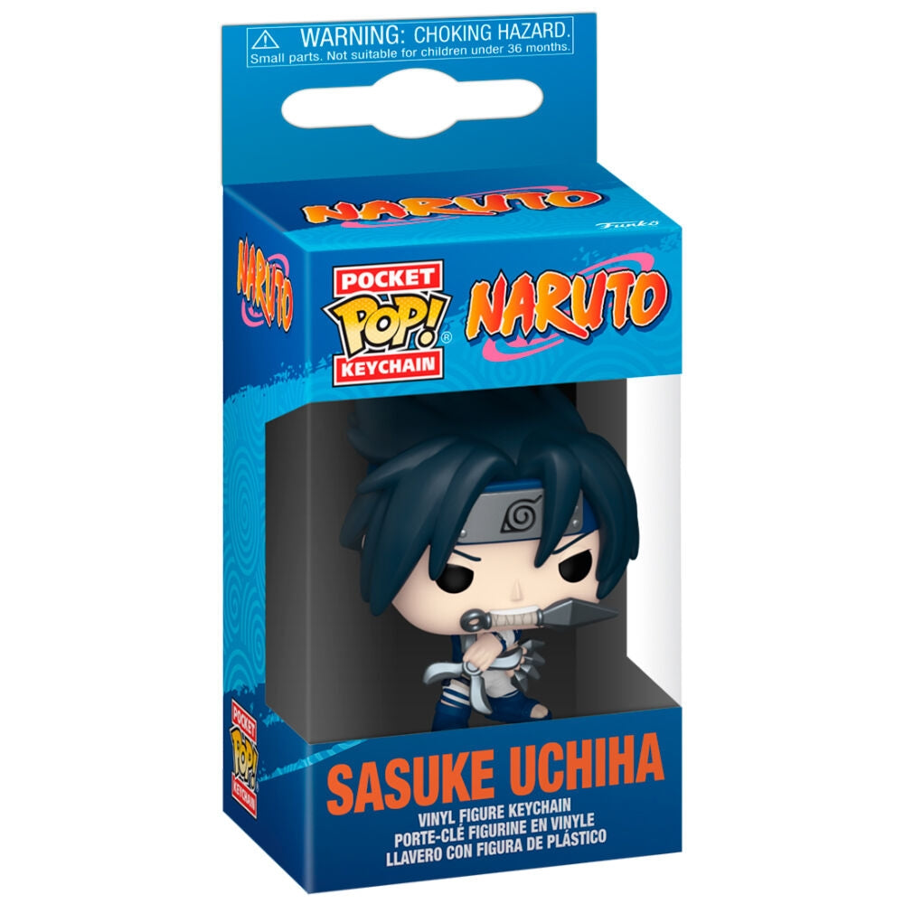Naruto Sasuke Uchiha Pocket POP-nyckelring, samlarfigur
