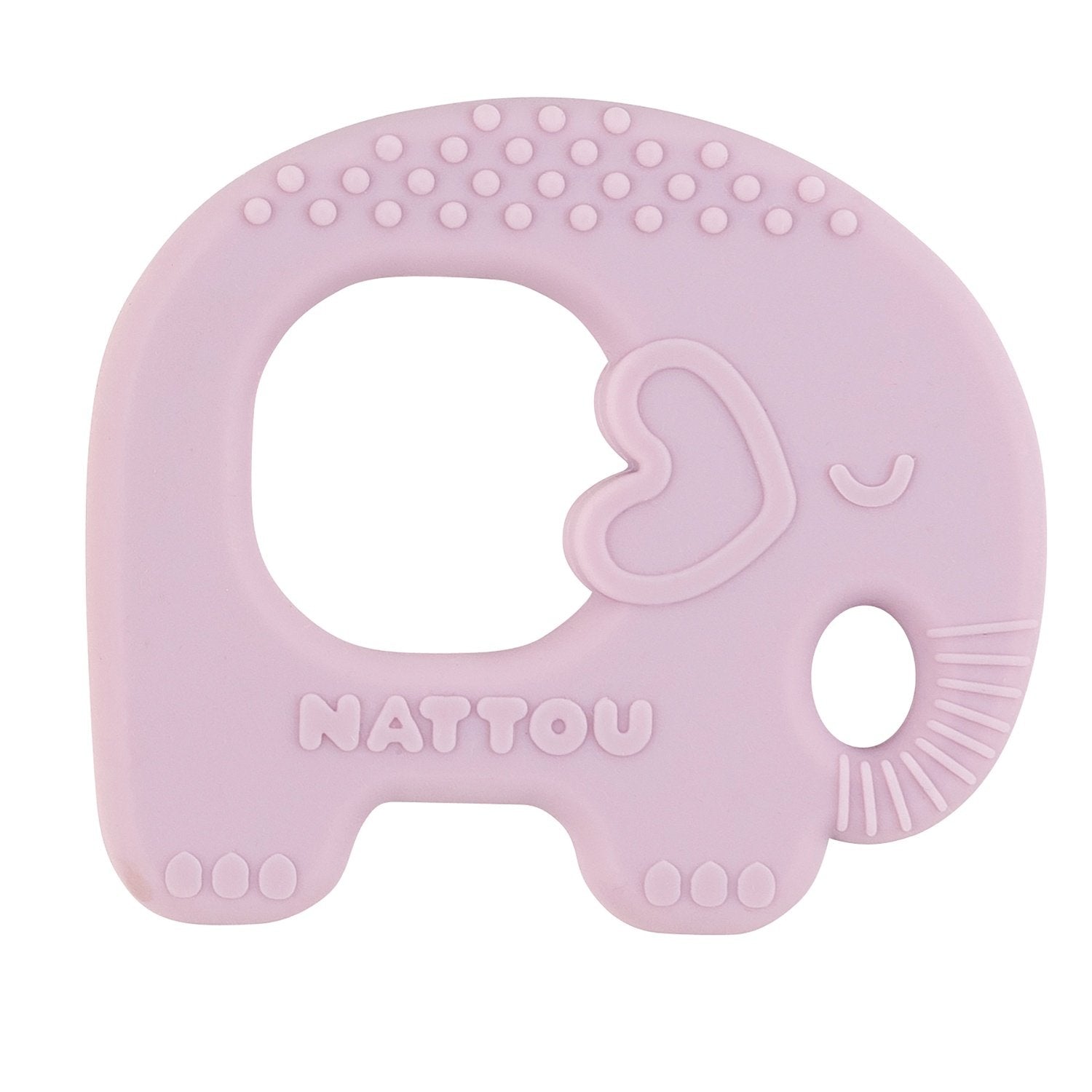 Nattou Teether Elephant Lilac