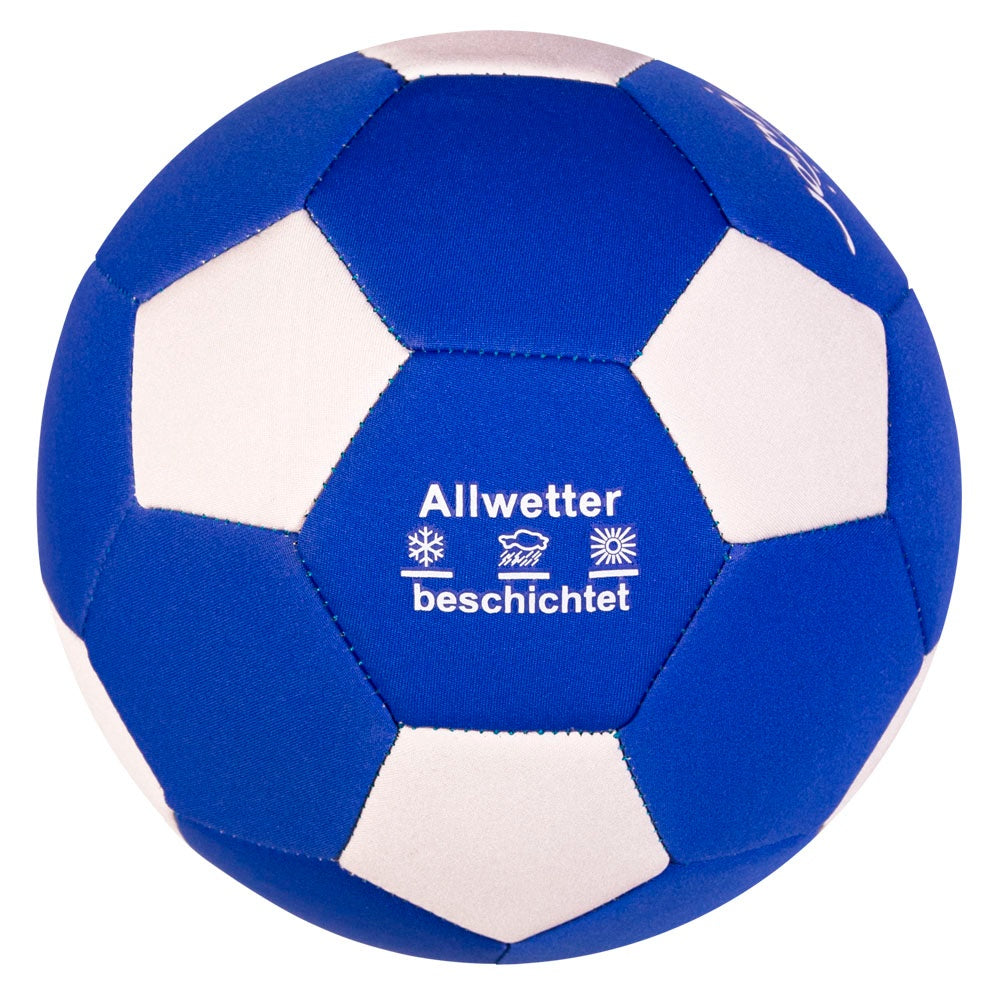 Neoprenfotboll storlek 5, 22 cm, mjuk för träning