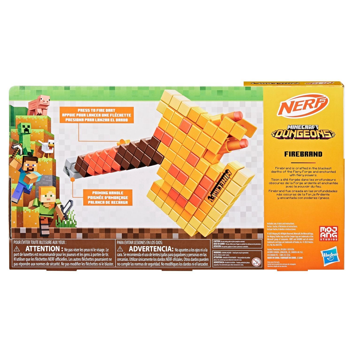 Nerf Minecraft Blaster Firebrand